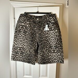 Leopard Print Women's Shorts